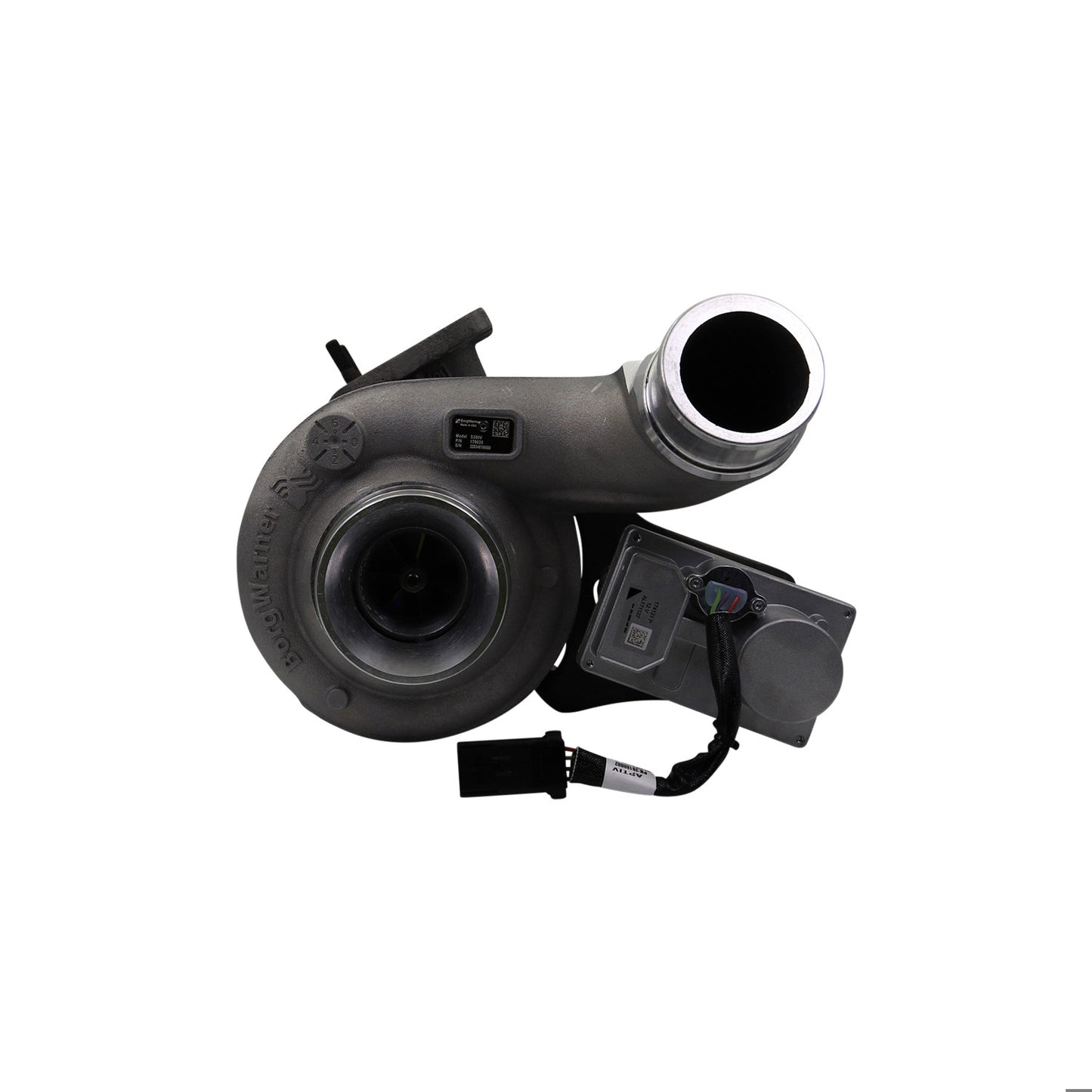 BORGWARNER 179035 NAVISTAR MAXXFORCE DT 7.6L I-6 24V 225HP 70MM COMP ALUMINUM LOW MOUNT NEW TURBOCHARGER