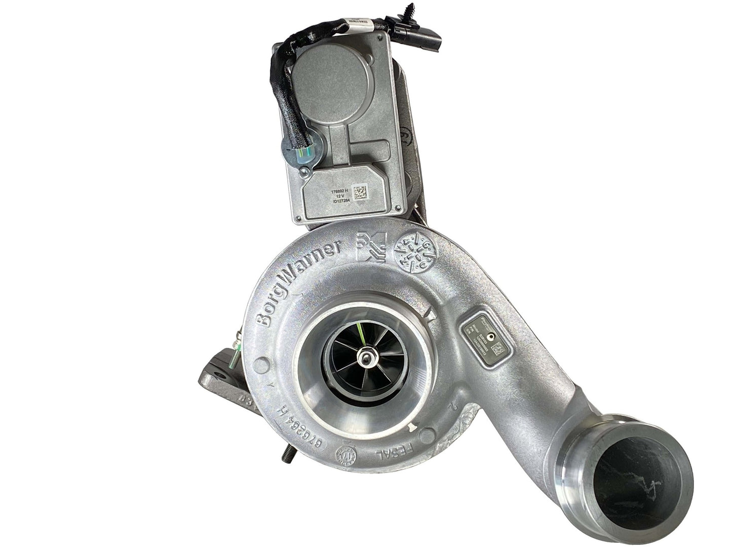 BORGWARNER 12639880003 NAVISTAR MAXXFORCE DT 7.6L I-6 24V 76MM COMP TITANIUM MID MOUNT NEW TURBOCHARGER